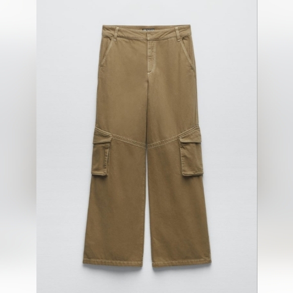 ZARA full length cargo pants - Picture 5 of 9